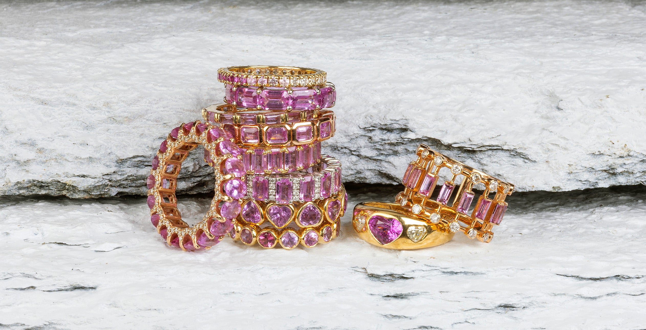 Pink Sapphire Rings