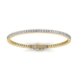 Bracelets 14K & 18K Gold Emerald Cut DiamondTennis Bracelet 6-7 ct, 4-prong setting, Lab Grown