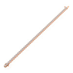 Bracelets 14K or 18K Gold and Diamond 4.49 ct Tennis Bracelet Bezel Set