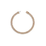 Bracelets Mini 14K Gold & Micro-Pave Diamonds Cuban Chain Bracelet Signature Piece