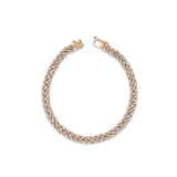 Bracelets Mini 14K Gold & Micro-Pave Diamonds Cuban Chain Bracelet Signature Piece