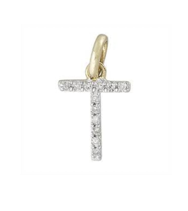 Charms & Pendants Gold & Diamond Initial Charm