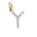 Charms & Pendants Gold & Diamond Initial Charm