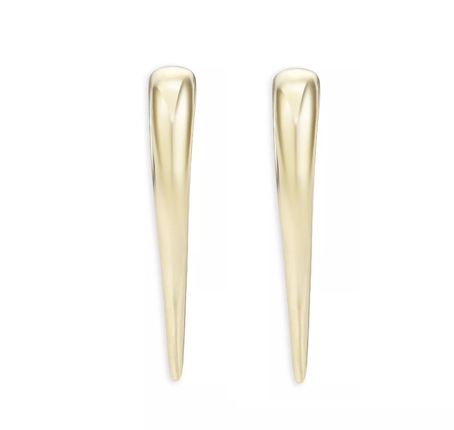 Earrings 14K Gold Dagger Hoops Earrings