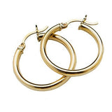 Earrings Yellow Gold Small Gold Hoop Earrings