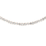 Necklaces 14K & 18K Gold and Diamond Tennis Necklace Multi-shpae, Lab Grown, 17.25 ct