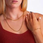 Necklaces 14K Gold Anchor Chain Necklace 5mm