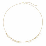 Necklaces 14K Gold Delicate Star Spike Necklace