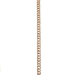 Necklaces 14K Gold Micro-Pave Diamond Cuban Link Chain Necklace Adjustable Length