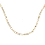 Necklaces Yellow Gold / 14K 14K & 18K Gold Bezel Set East West Emerald Cut Diamond Necklace