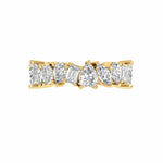 Rings 14K & 18K Gold and Multi-Shape Diamond Eternity Band Lab Grown