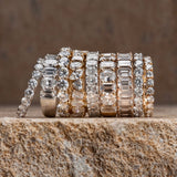 Rings 14K & 18K Gold and Multi-Shape Diamond Eternity Band Lab Grown