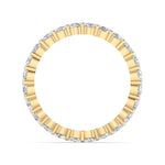 Rings 14K & 18K Gold Band of Diamond Eternity Ring, Lab Grown 5 ct