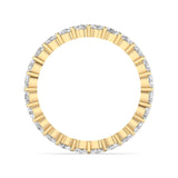 Rings 14K & 18K Gold Band of Diamond Eternity Ring, Lab Grown 5 ct