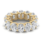 Rings 14K Gold Oval Diamond Eternity Band, Lab Grown