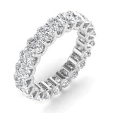 Rings 14K Gold Oval Diamond Eternity Band, Lab Grown