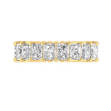 Rings 14K Gold Princess Cut Diamond Eternity Ring, Lab Grown