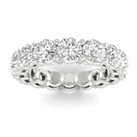 Rings 6 / White Gold / 1.98 ct 14K Gold Round Diamond Eternity Band Lab Grown