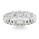 Rings 6 / White Gold / 1.98 ct 14K Gold Round Diamond Eternity Band Lab Grown