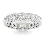 Rings 6 / White Gold / 1.98 ct 18K Gold Round Diamond Eternity Band Lab Grown