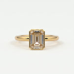 Rings Emerald Cut Diamond Engagement Rings, Lab Grown