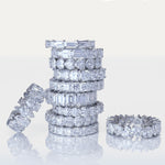 Rings Emerald Cut Diamond Eternity Ring