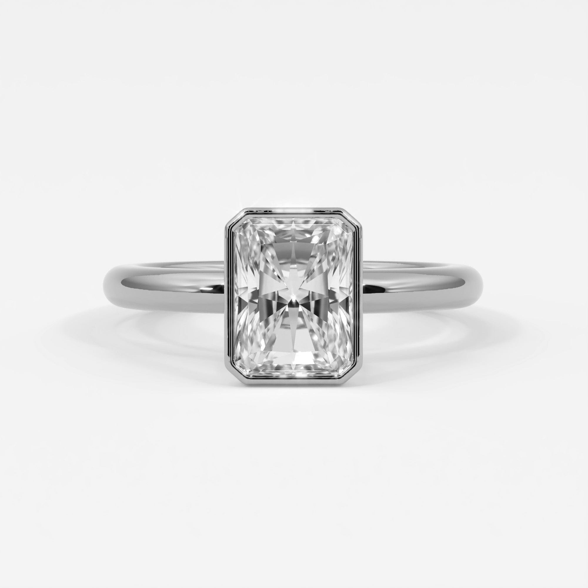 Rings Radiant Cut Diamond Engagement Rings, Lab Grown