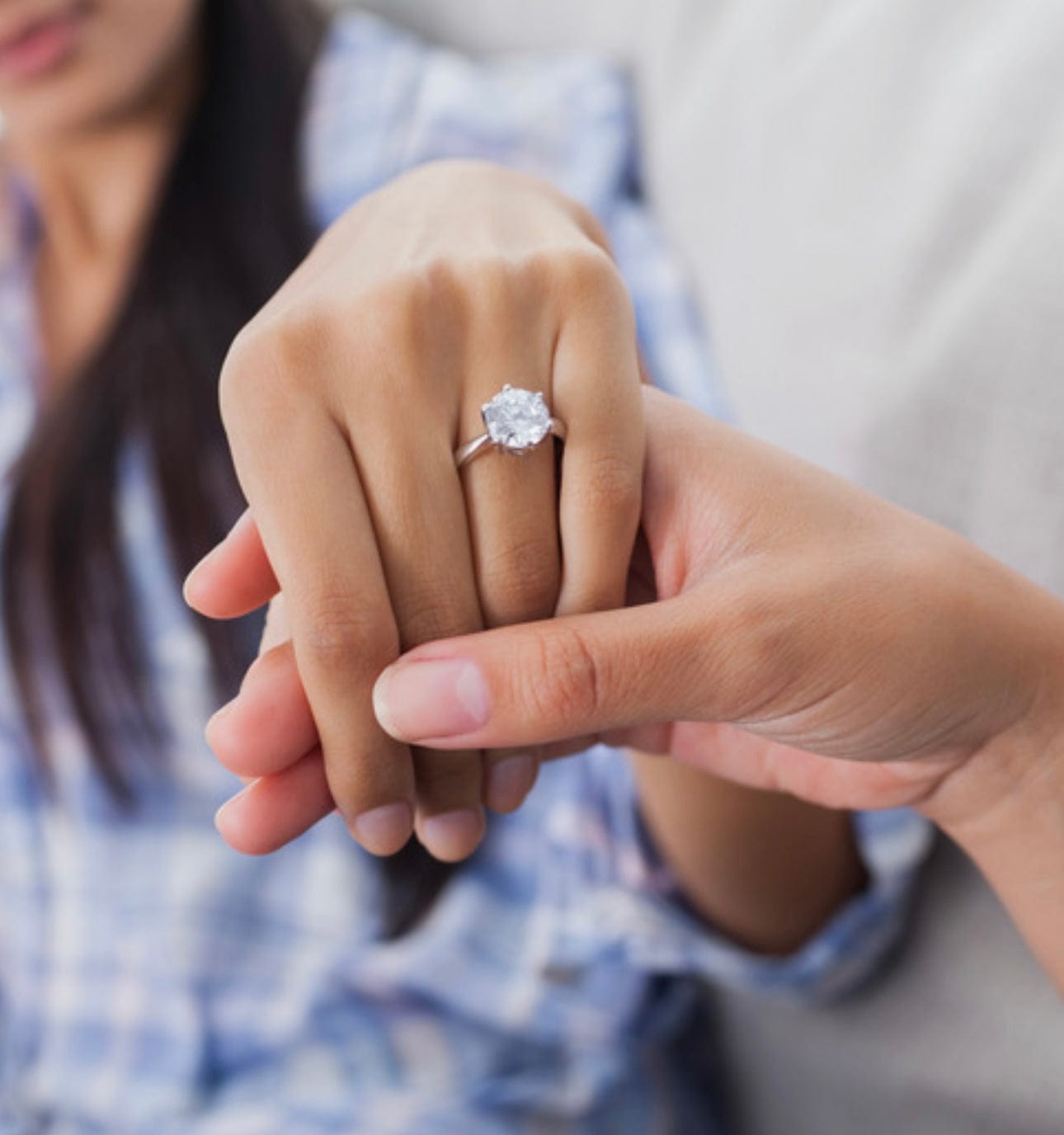 Rings Round Diamond Engagement Rings, Lab Grown