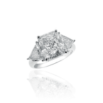 Rings Square Radiant Cut Diamond Engagement Rings