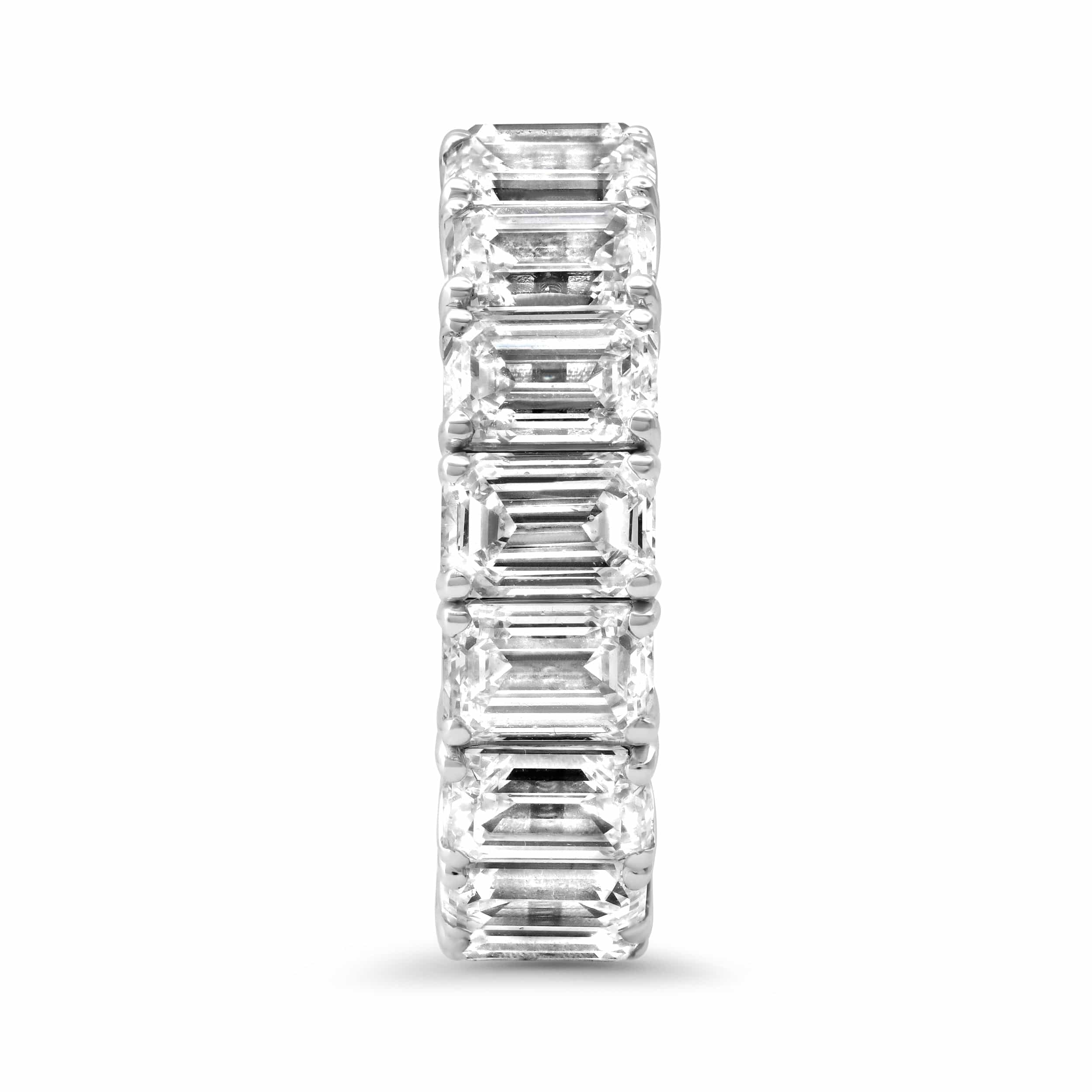 Rings Stretch & Stack Emerald Cut Diamond Eternity Rings