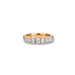 Rings Stretch & Stack Round Diamond Half Eternity Rings