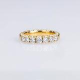 Rings Stretch & Stack Round Diamond Half Eternity Rings